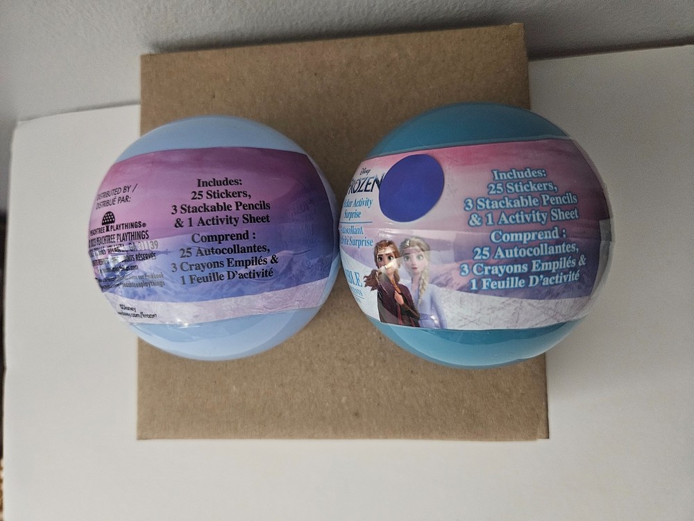 Frozen 2PC Toy Bundle - Sticker Activity Surprise Balls