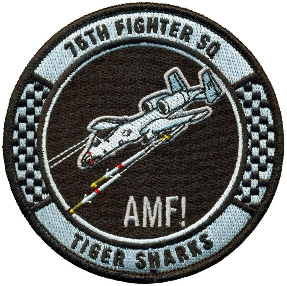 USAF 75th FIGHTER SQUADRON AMF PATCH