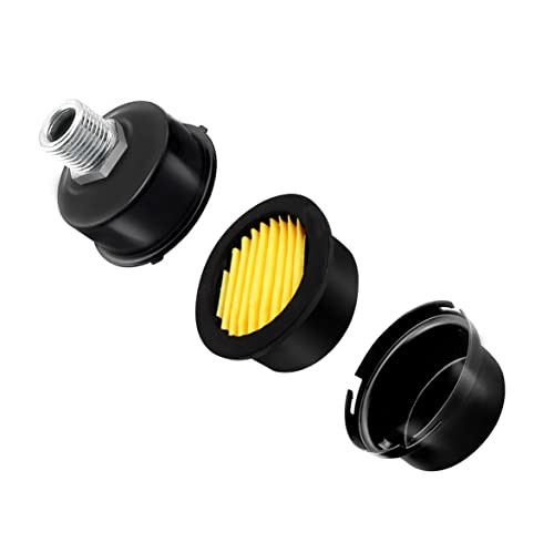 2 pcs 3/8" Thread Air Compressor Silencer, Air Compressor Intake Filter 1/4"