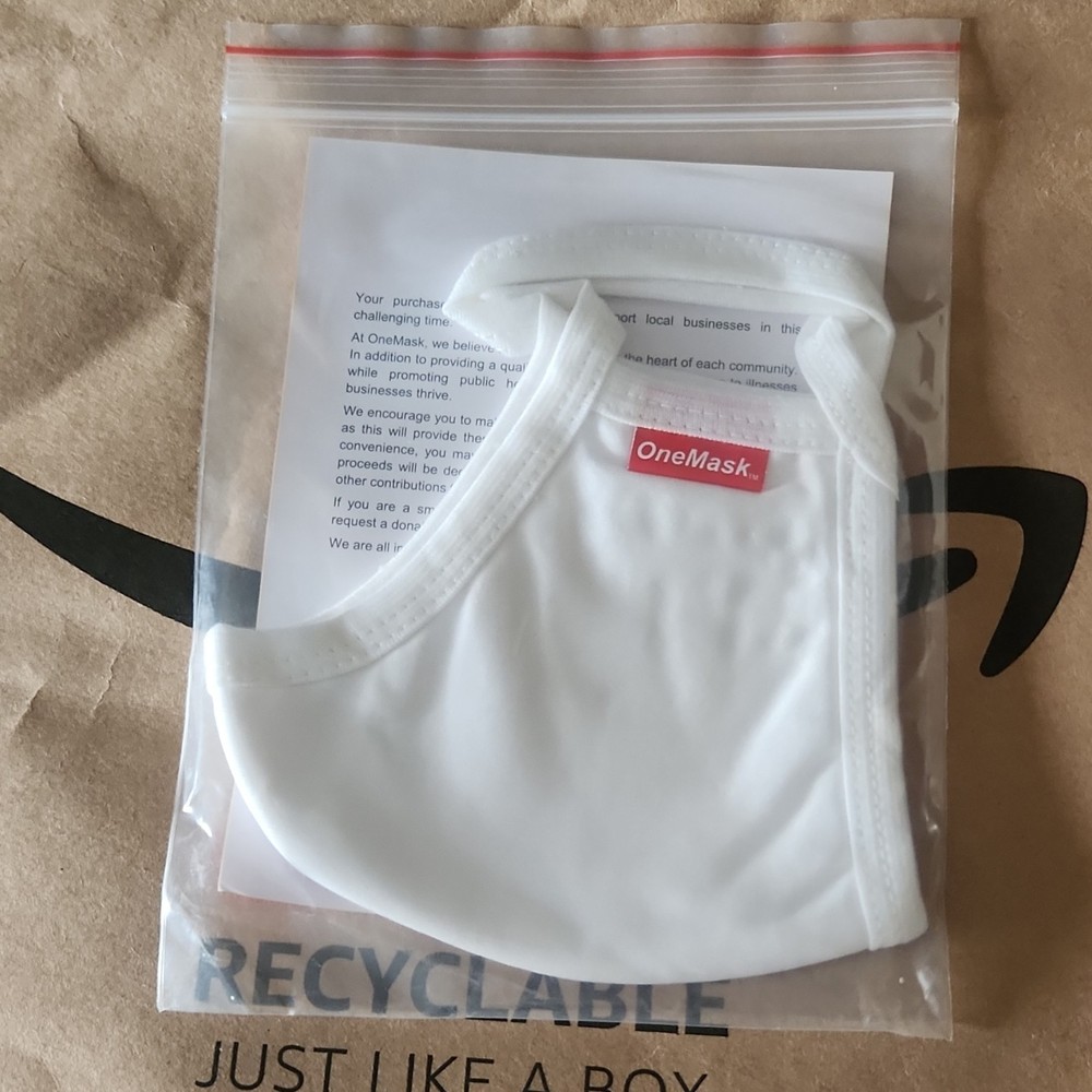 OneMask Mask 10 pack individually packaged