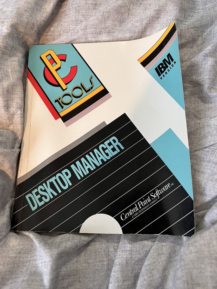 PC tools desktop Manager central Point Software IBM Book 1989