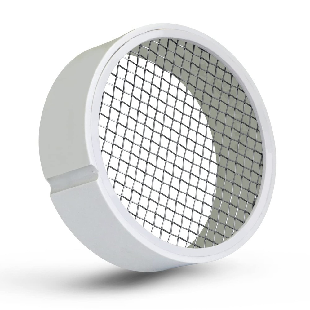Raven R1508 PVC Termination Vent, 2 inch, White
