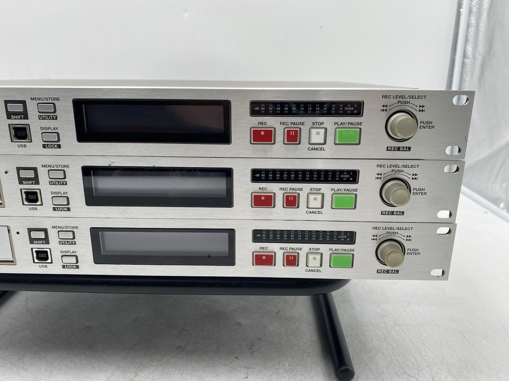 Lot of 3 Marantz PMD580 Rack-Mount CompactFlash Network Solid State Recorder
