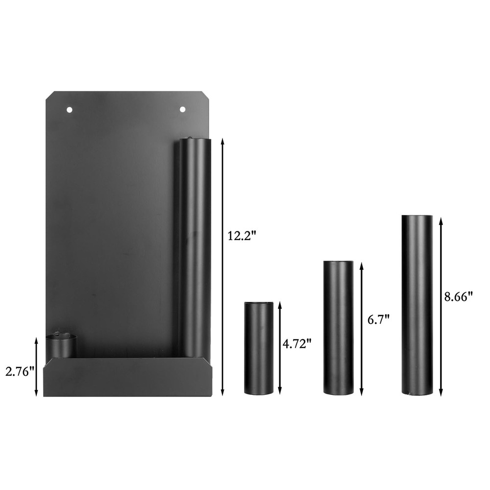 Cable Tie Organizer Holder,Steel Material（Black）