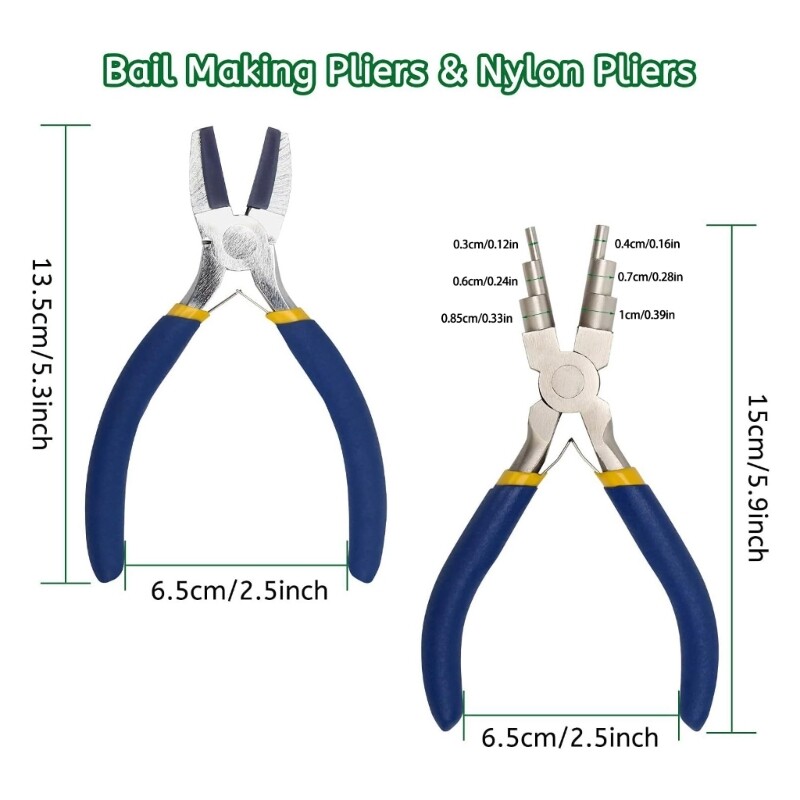 Functional Beading Pliers Set Essential Wire Bending Tools for Jewelry Designs