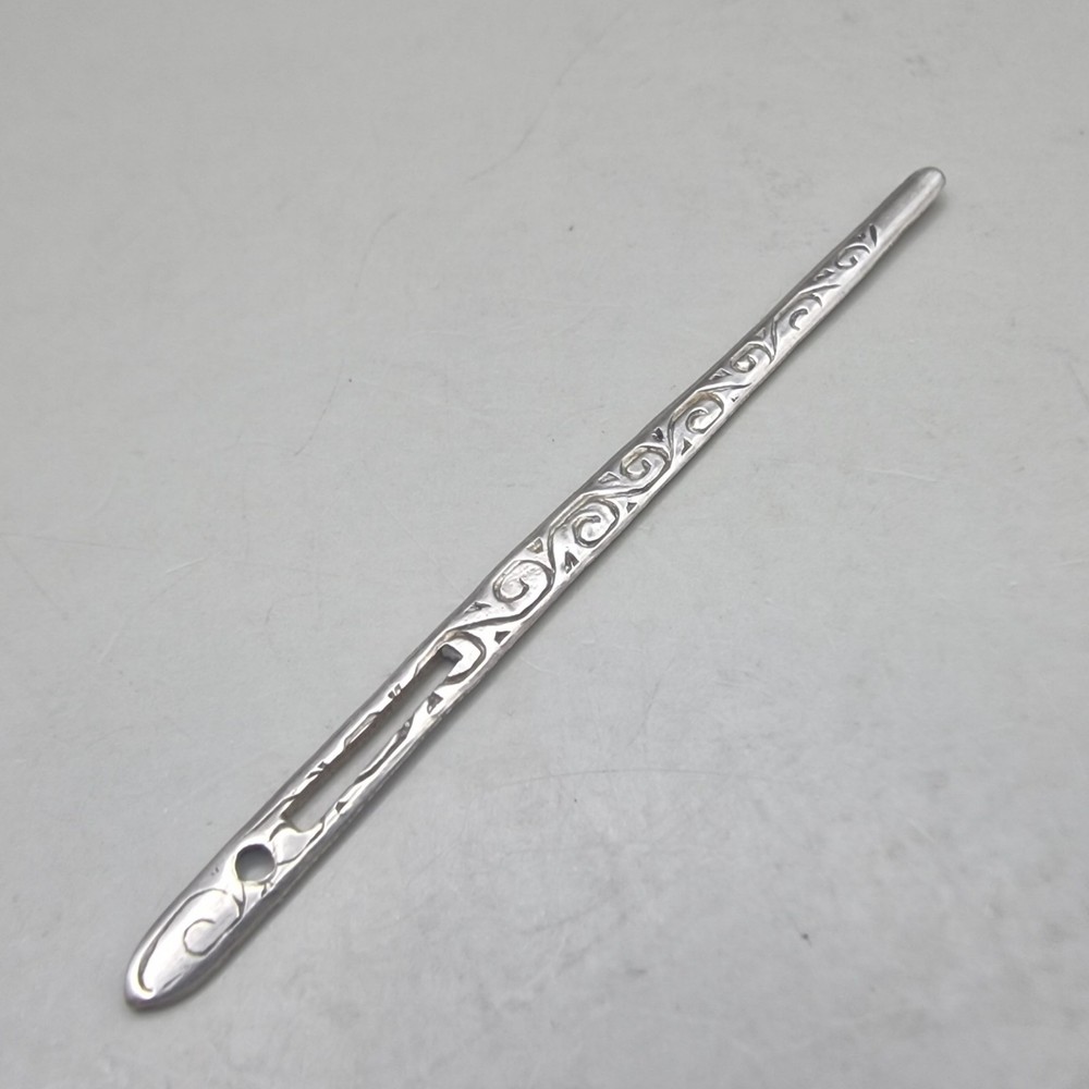 Antique Solid Silver Bodkin – Levi & Salaman Birmingham 1903