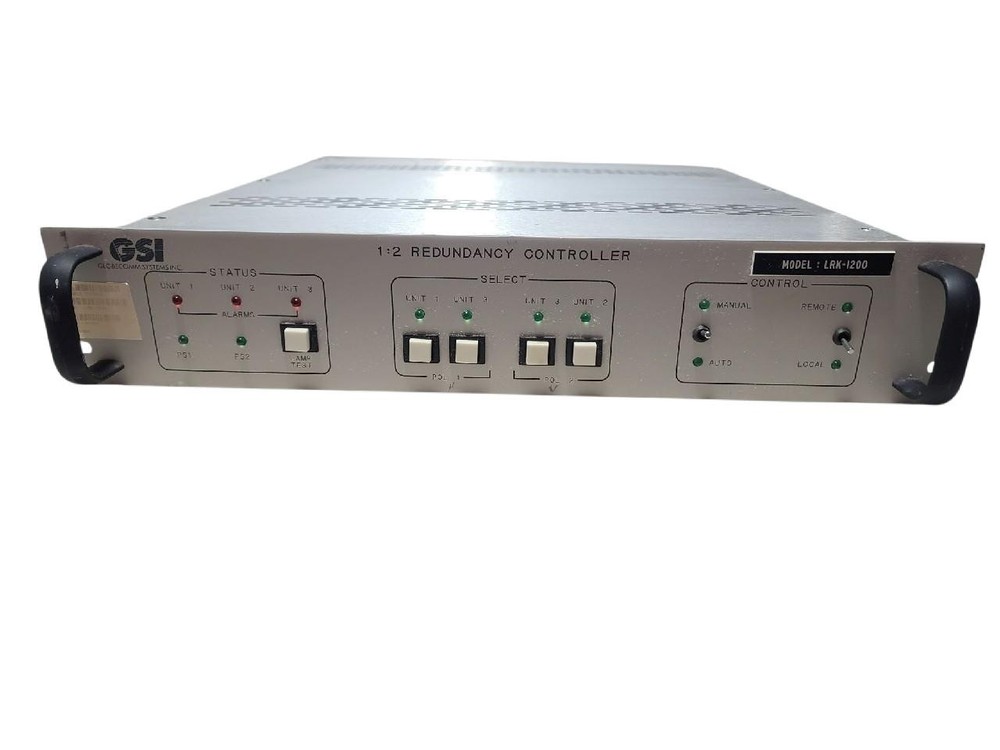 GSI Globecomm Systems Inc 1:2 Redundancy Controller Model LRK-1200