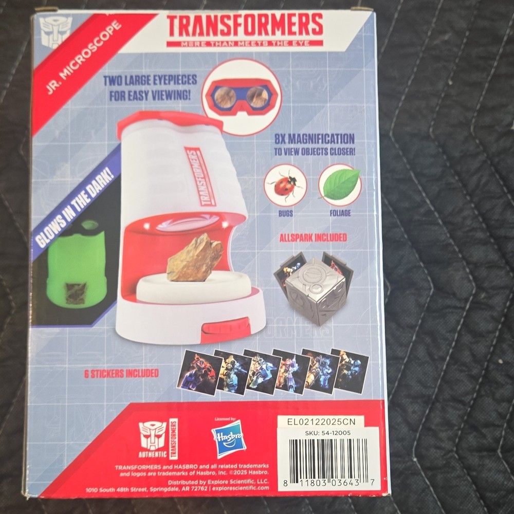 Explore Scientific Transformers Microscope Allspark 8x Magnification LED Lights