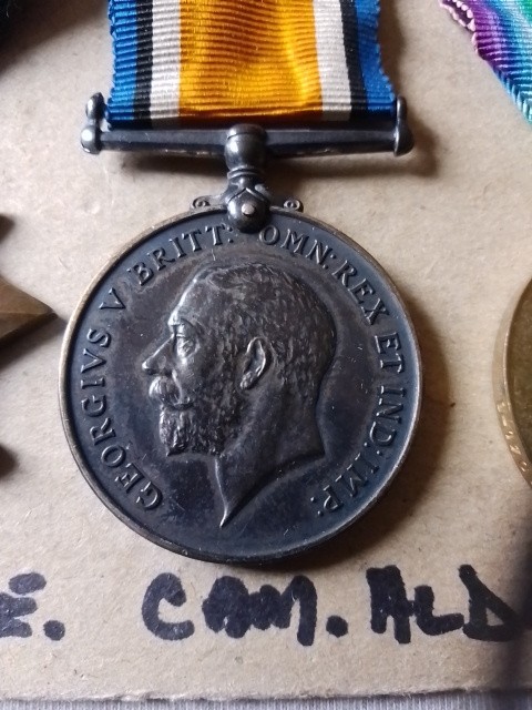 1914-15 WW1 Medal Trio PTE S17611 J Hunter Cameron Highlanders British Army