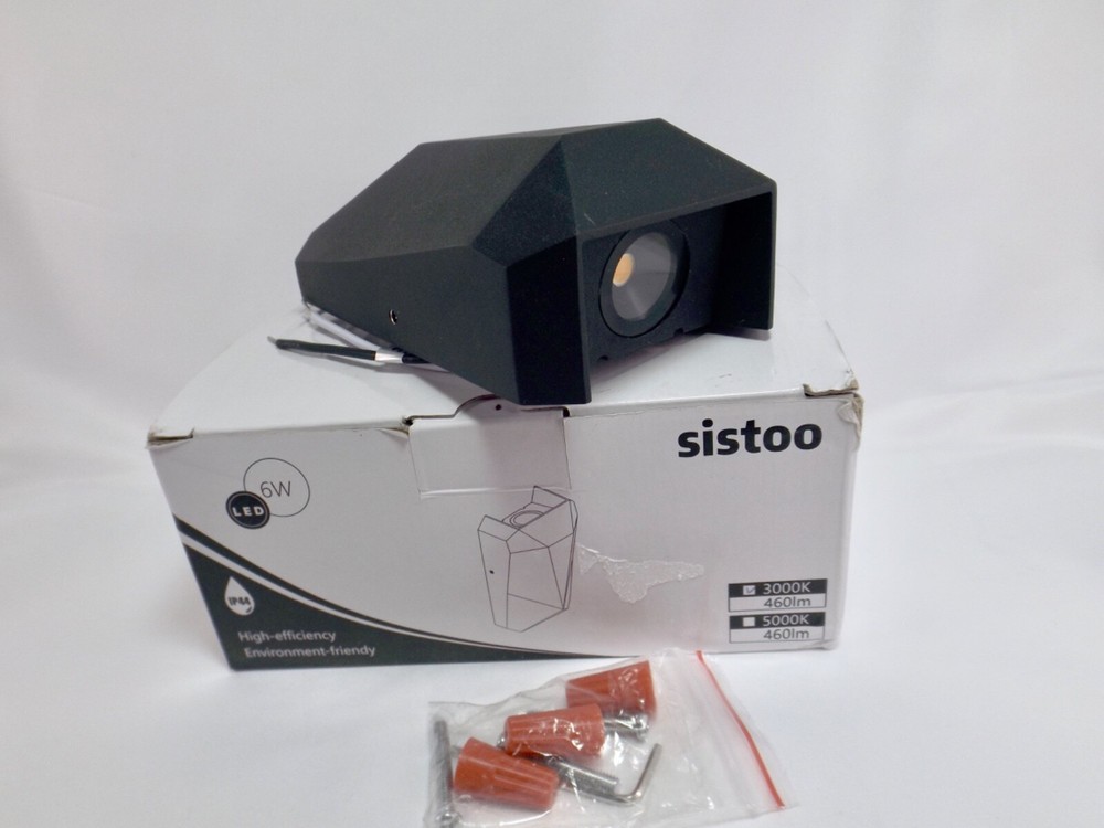 Sistoo 6w LED Wall Light 3000K 110v