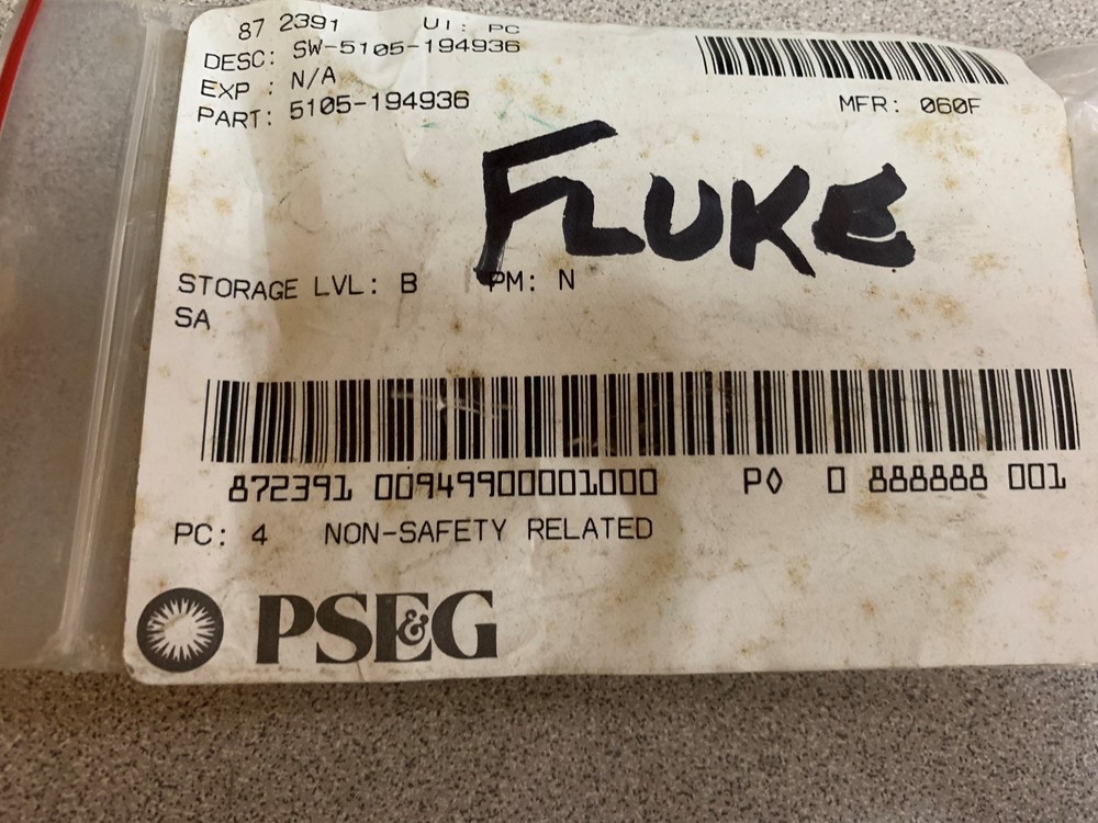 NEW IN BAG FLUKE SWITCH 5105-194936