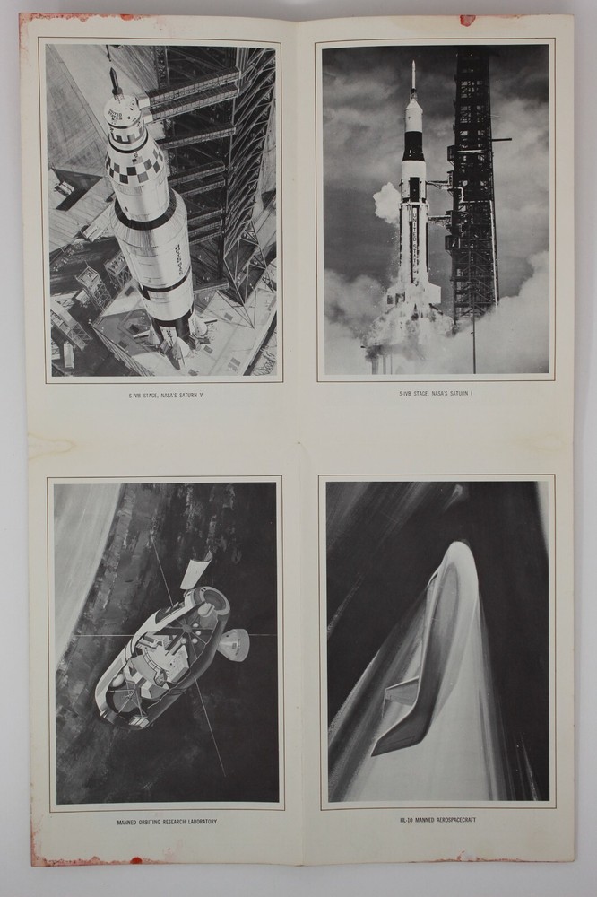 Douglas Space Vehicles Fold Out Mailable Advertisement Space Systems Division