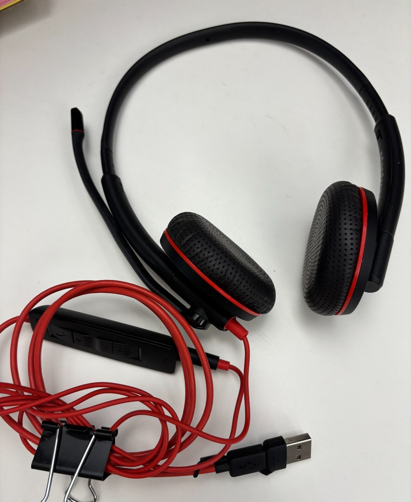 PLANTRONICS C3200 DUAL HEADSET Open Box USB & USB-C