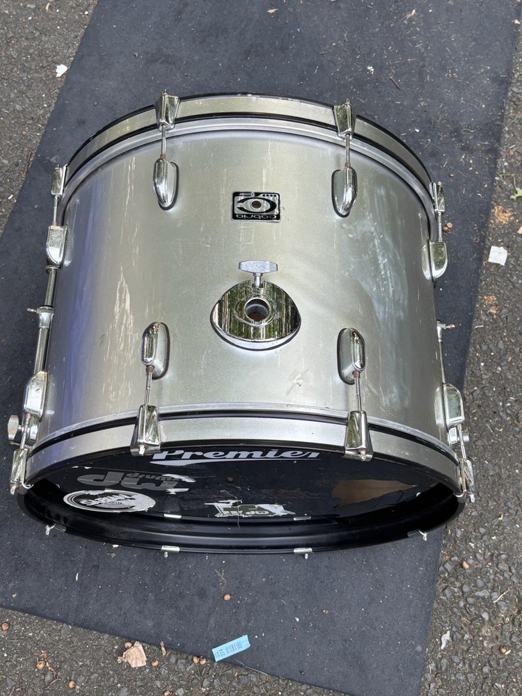 Premier Cabria 22” Bass Drum Silver