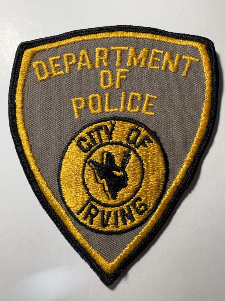 Irving Texas Police Patch ~ Obsolete