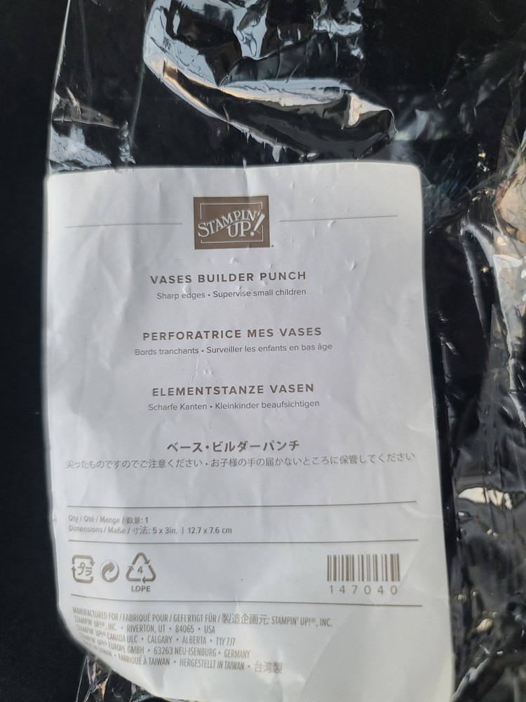 Stampin’ Up! VASE Builder Paper Punch