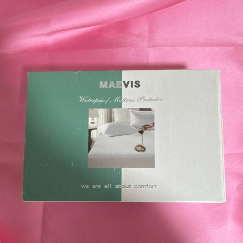 MAEVIS Waterproof Soft Ventilate Constant Temperature Mattress Protector White