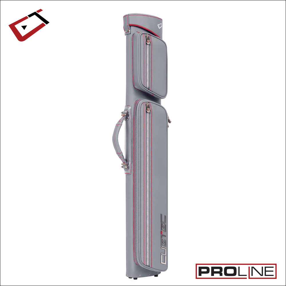 Cuetec Pro Line Gray 2x4 Hard Pool Cue Case