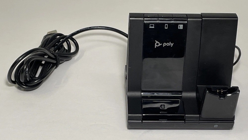 Plantronics Poly W8200B Wireless Charging Headset Base Only - Tested Working