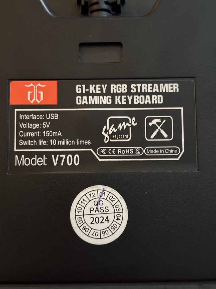 60% keyboard and headset