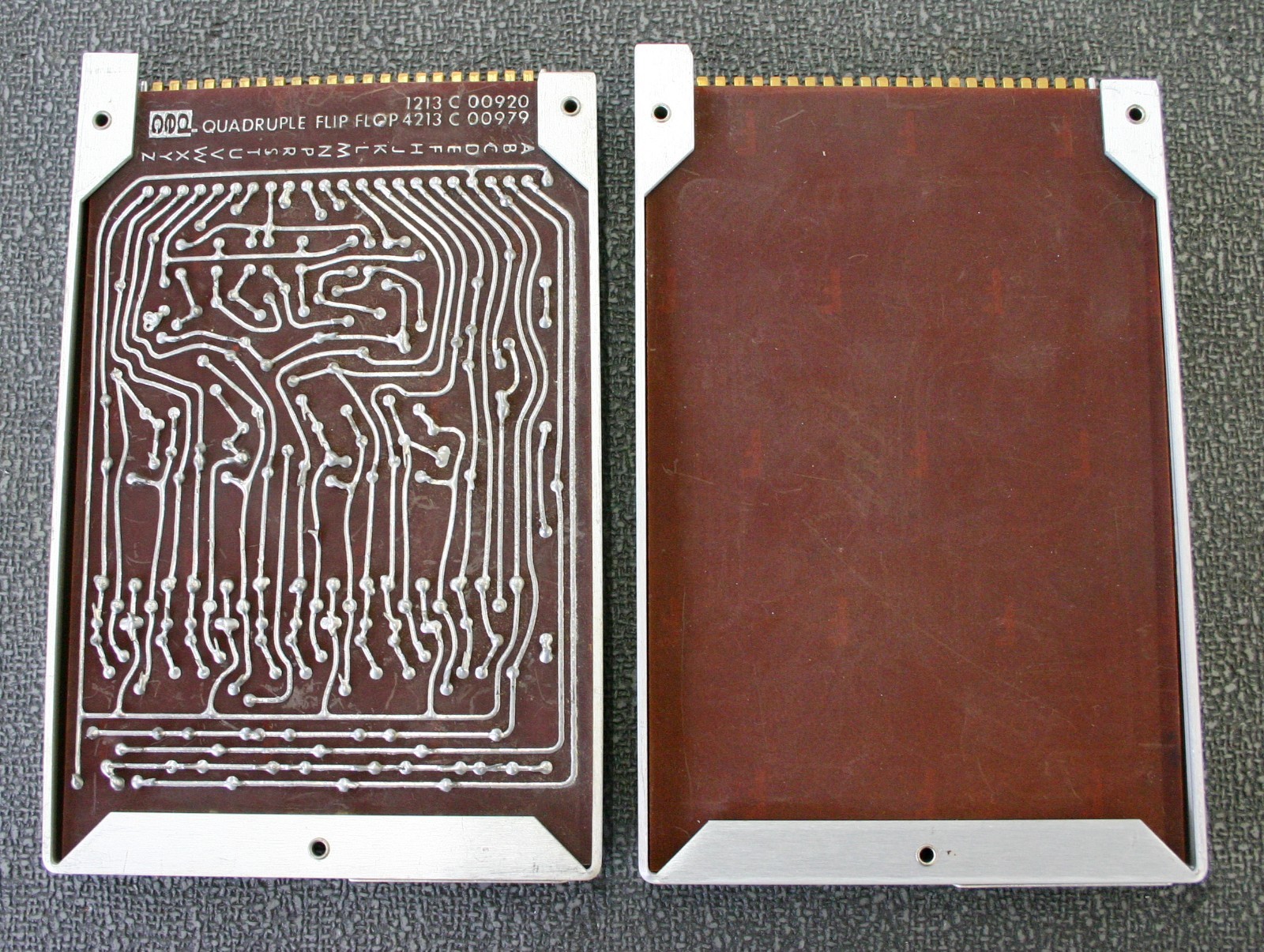 Vintage DEC System Building Block Module 4213 Quad Flip Flop & EXP Blank Module