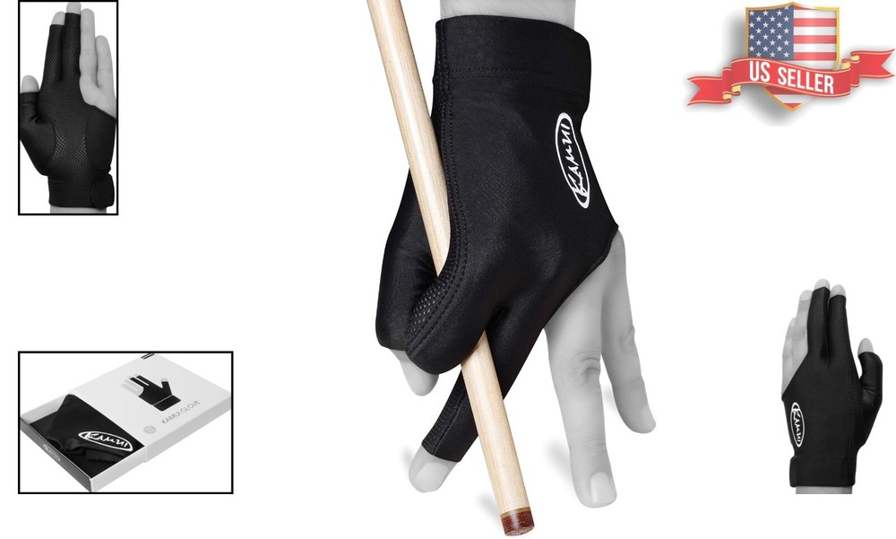 Left Hand QuickDry Billiard Glove - Comfortable & Breathable for Precision Play