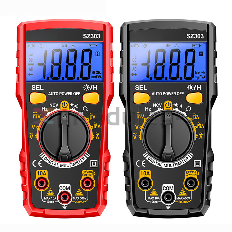 ANENG SZ303 Digital Multimeter Backlight Voltmeter Resistance AC DC Meter Tester