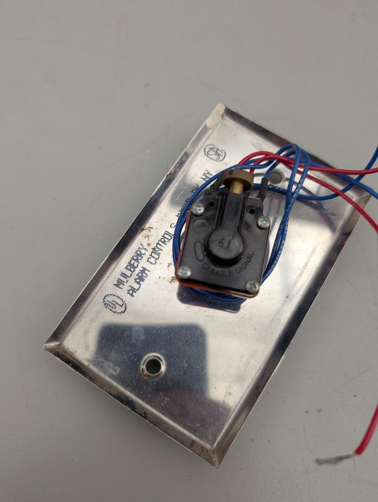 Alarm Controls 10A Exit Delay Timer Push To Exit Button Stainless Steel