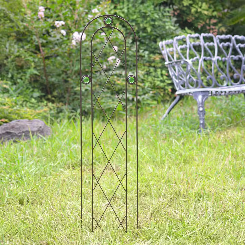 Emerald 48 In. X 10 In. Metal Trellis