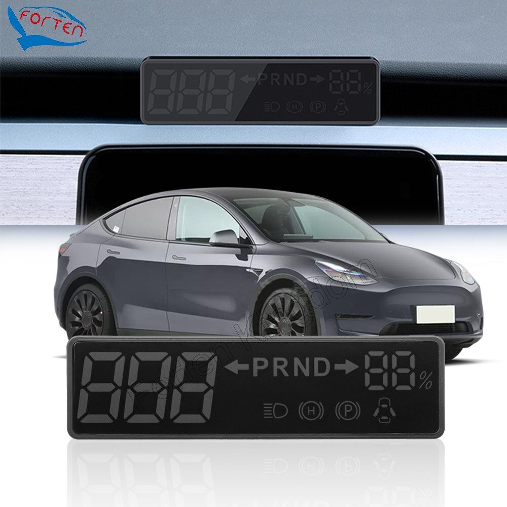 HUD Head Up Display Speedometer Projector Mini Screen For Tesla model Y model 3
