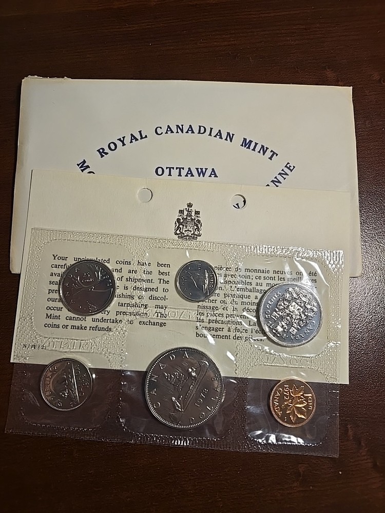 Canada 1972 PL Proof Like Uncirculated Coin Set