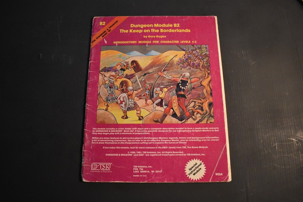 Dungeons & Dragons - B2 The Keep on the Boarderlands - Module - 1981