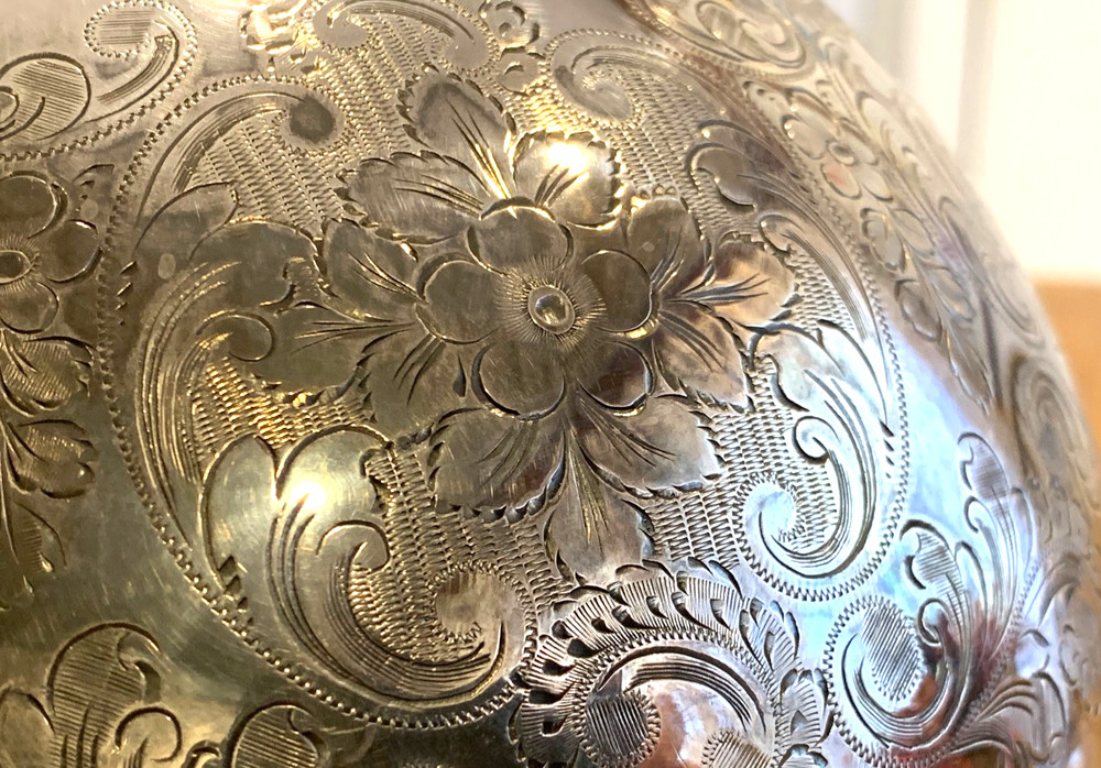 Antique Barker Bro. Silver-Plated Dome Server