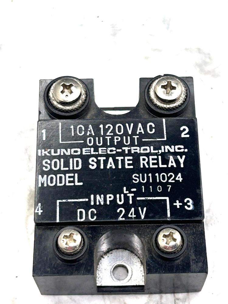 IKUND ELEC-TROL,ING. SOLID STATE RELAY MODEL SU 11024 Pre-owned
