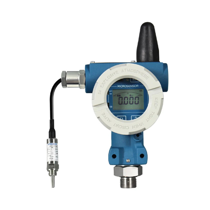 WiFi 4G LCD Display Wireless Digital Pressure Temperature Transmitter Sensor