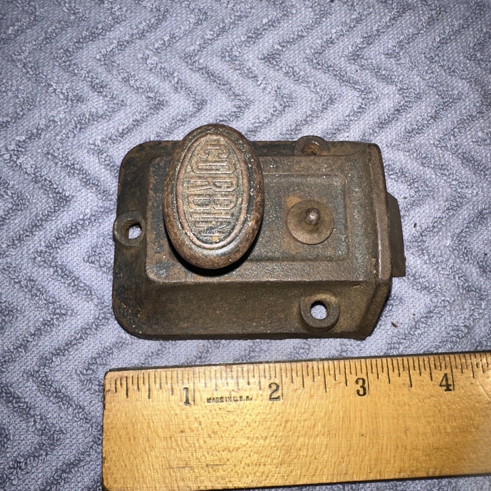 Antique Corbin Door Lock Latch Deadbolt