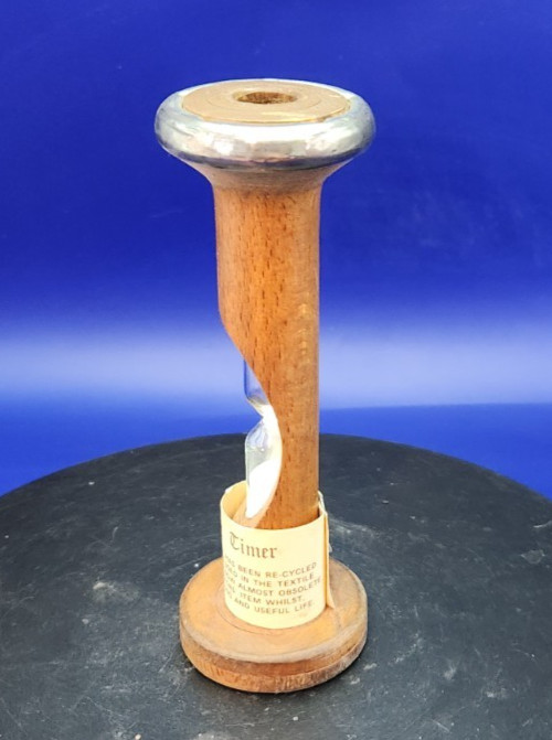 6" Bobbin Shape 3:10 minute Egg Timer