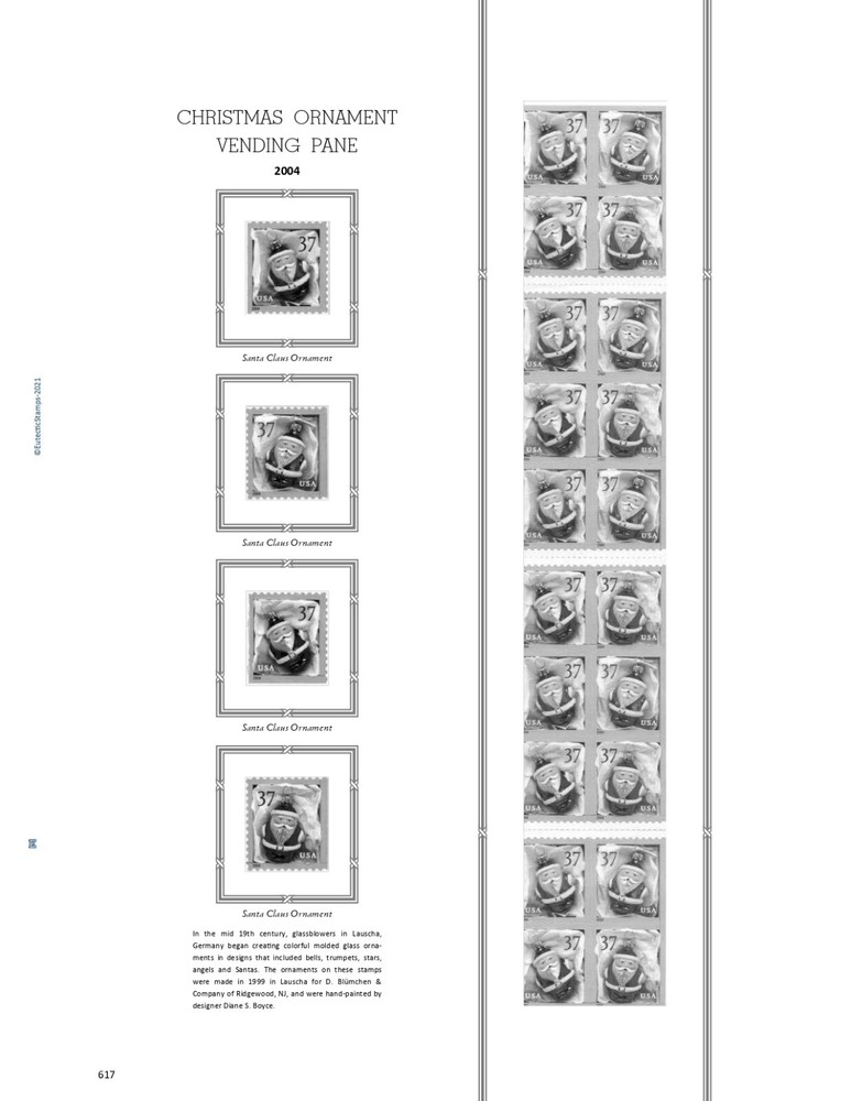 2004 U.S. Commemorative Singles COMPLETE Supplement (White Ace Alternative)