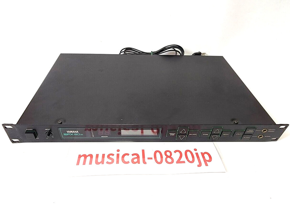 YAMAHA SPX90Ⅱ Rack Mount Reverb Effects Processor tested working
