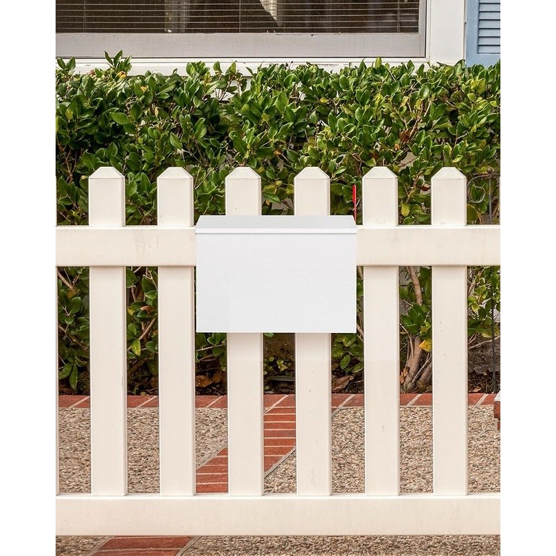 Durable Rust-Proof Mailbox Large Capacity Weather-Resistant Wall Mount System US