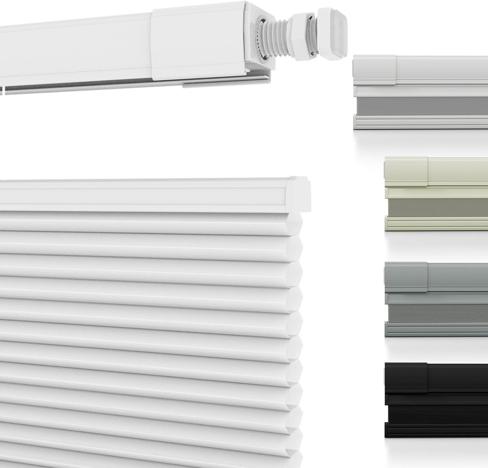 Changshade Light Filtering Top Down Bottom Up Cellular Shade No Drill Honeycomb
