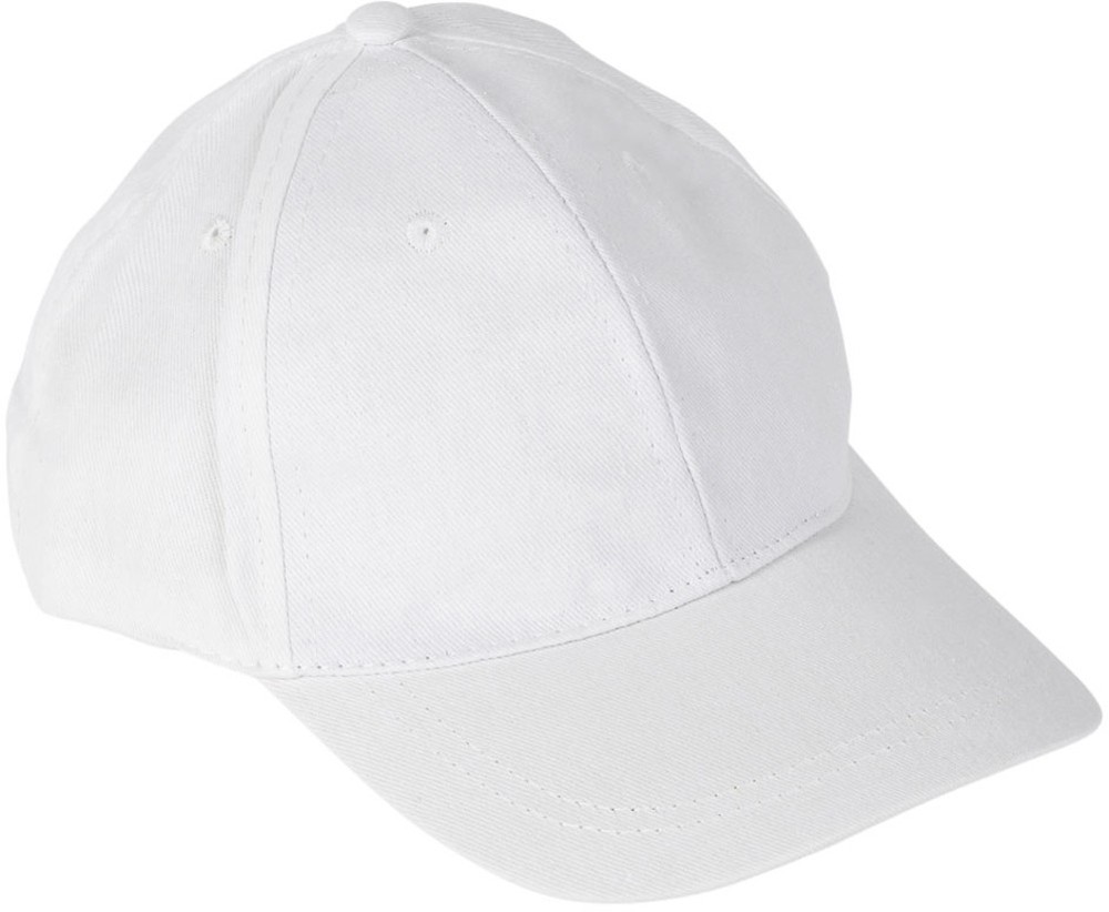 White Craft Baseball Hat Costume Accessory