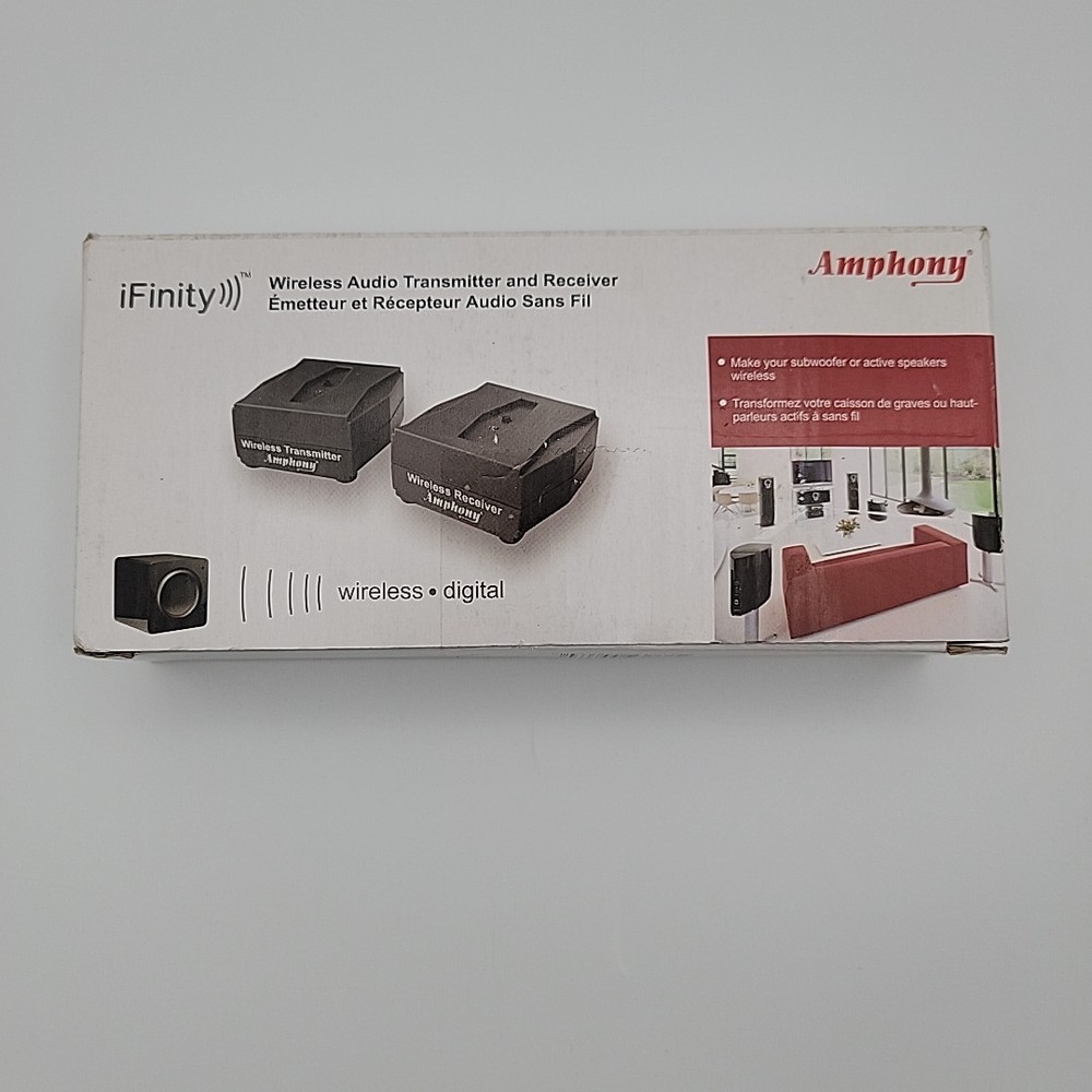 Ifinity Wireless Audio Transmitter and Receiver for Subwoofers and Speakers