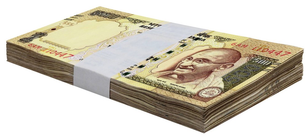 India 500 Rupees, 2011-2016, P-106, Used X 100 PCS Bundle Pack