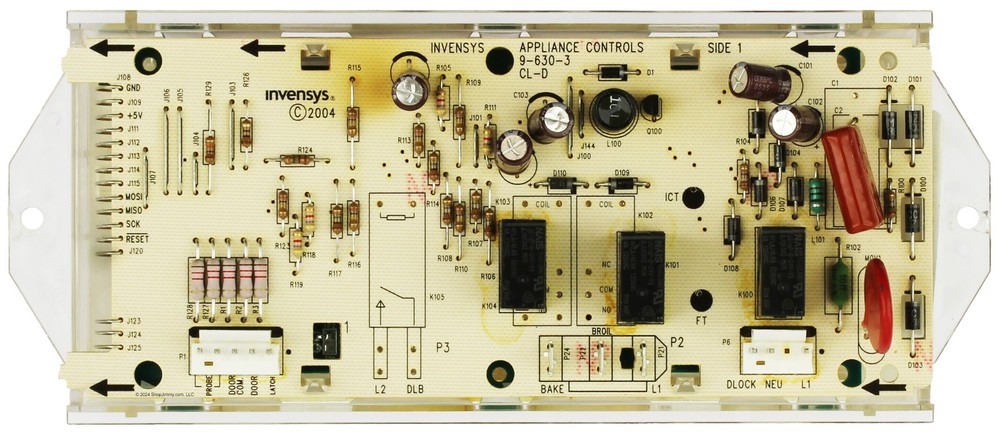 Whirlpool Range 9761113 Control Board - White Overlay
