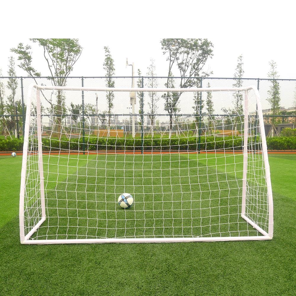 Portable Soccer Goal Net PVC Frame Backyard Football Training Set 8x5 FT