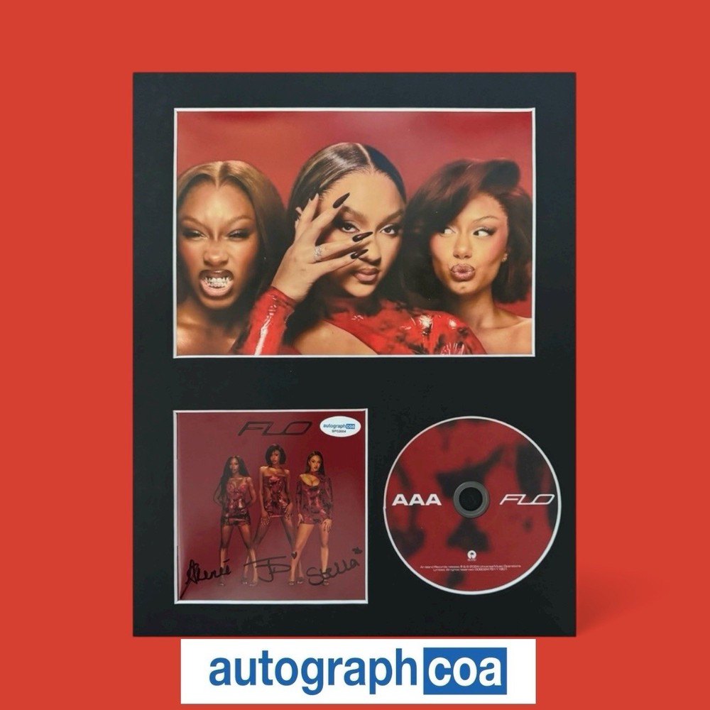 Flo Signed "Access All Areas" CD Insert 11x14 Framed - ACOA