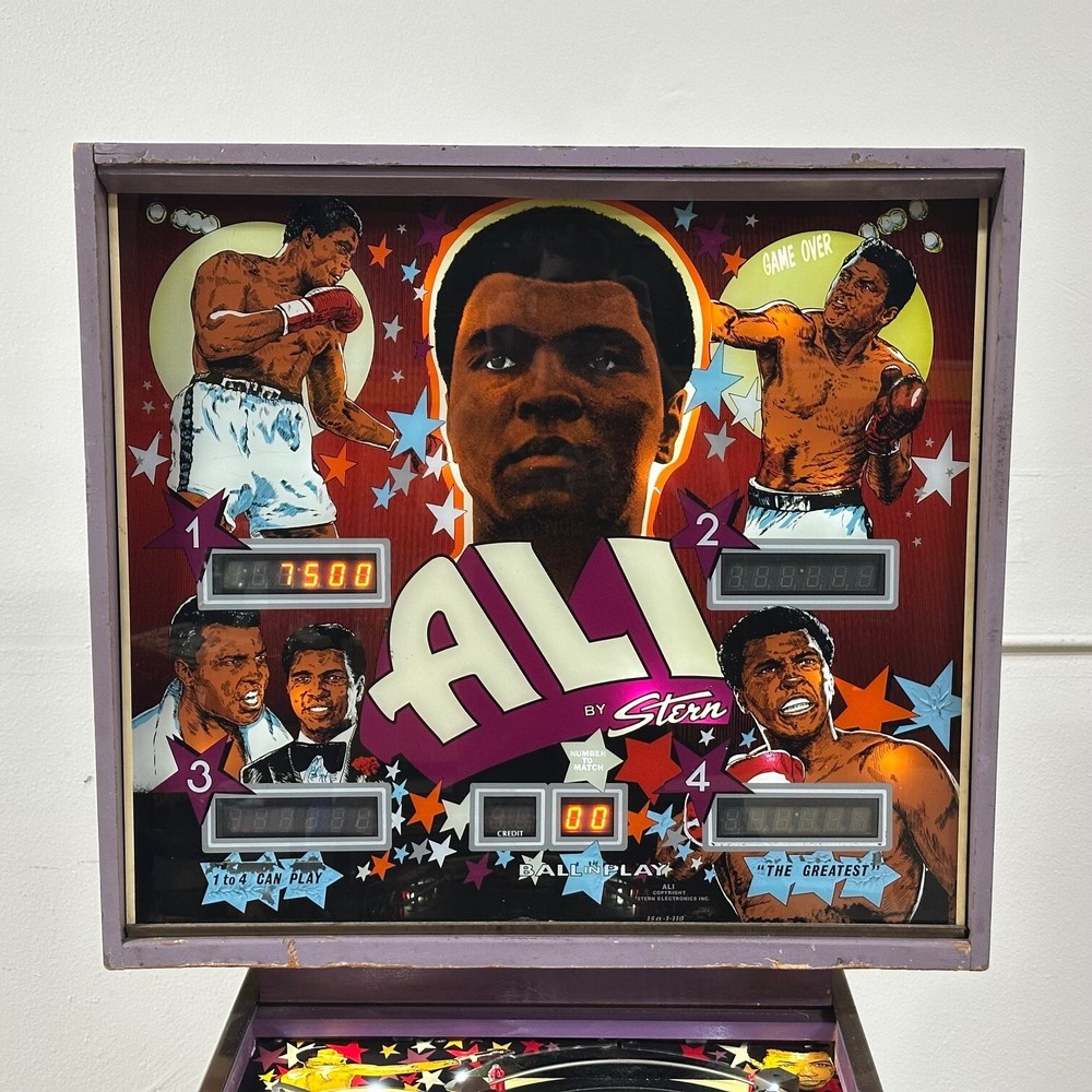 Muhammad Ali Pinball Machine (Stern Electronics, 1980)