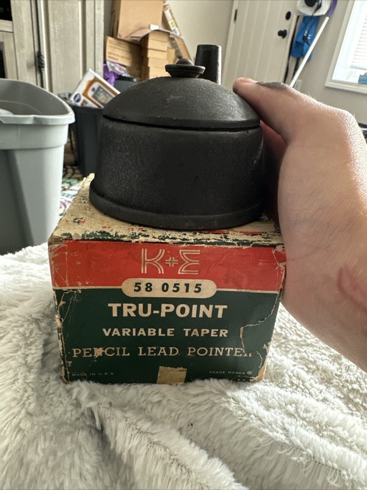 K&E TRU-POINT No 58 0515 Model D Variable Taper Lead Pointer Original Box