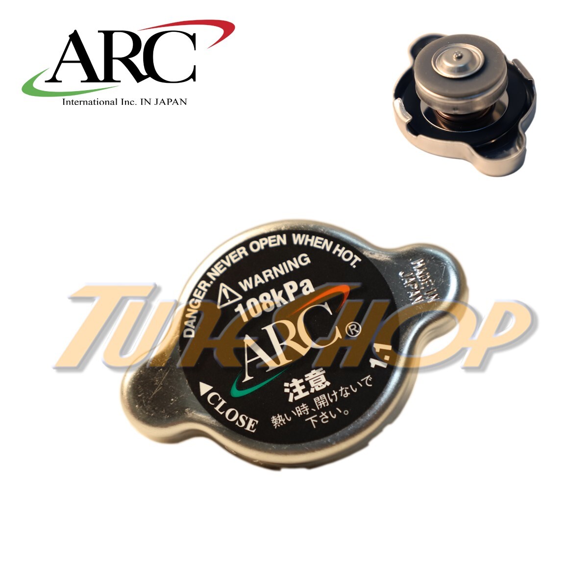 ARC 1.1BAR 108KPA TYPE A RADIATOR CAP ARCA11 MADE IN JAPAN